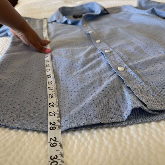 ONLY & SONS Alvaro Micro Print with Button-Down Collar Shirt Size L/G - Picture 6 of 8